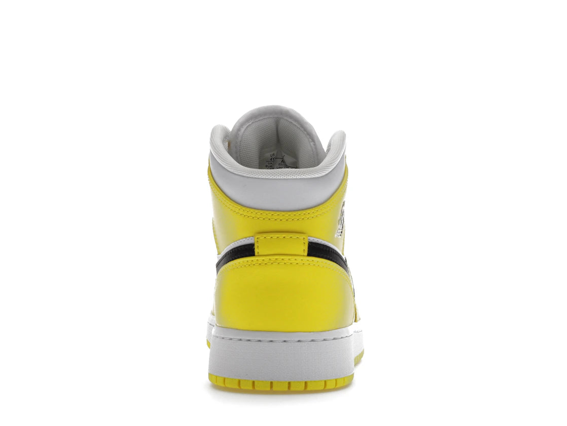 Jordan 1 Mid Dynamic Yellow Floral (GS)