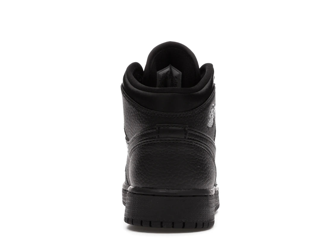 Jordan 1 Mid Schwarz (GS)
