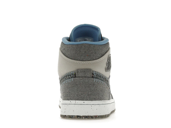 Jordan 1 Mid Crater Grey University Blue