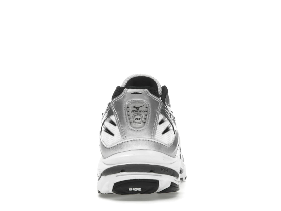 Mizuno Wave Rider 10 White Silver Black