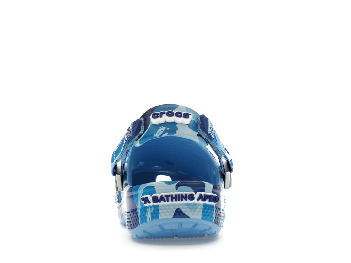 Crocs Classic Clog A Bathing Ape ABC Camo Blau (Kinder)