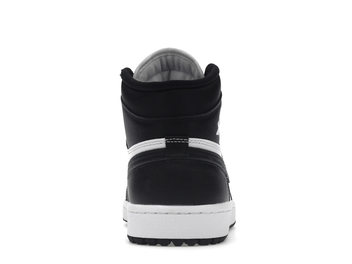 Jordan 1 Retro High Golf Schwarz Weiß