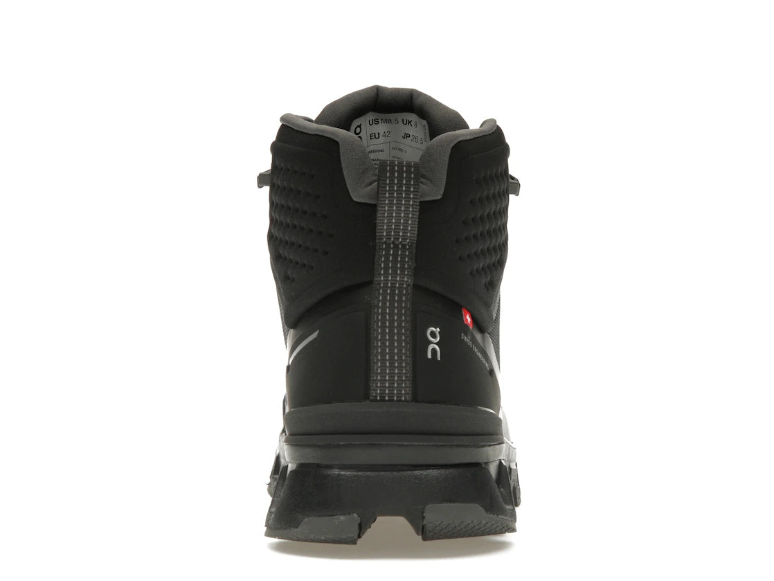 On Running Cloudrock 2 Waterproof Black Eclipse