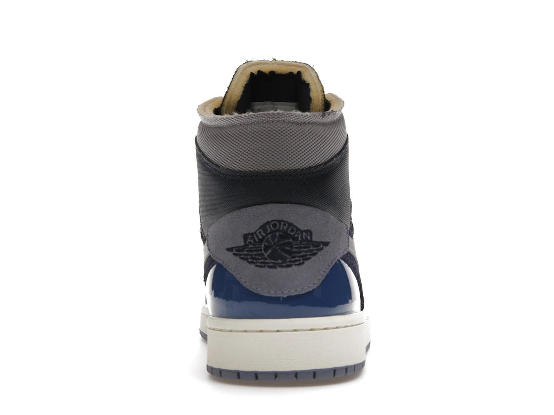 Jordan 1 Mid SE Craft Obsidian French Blue Ashen Slate White