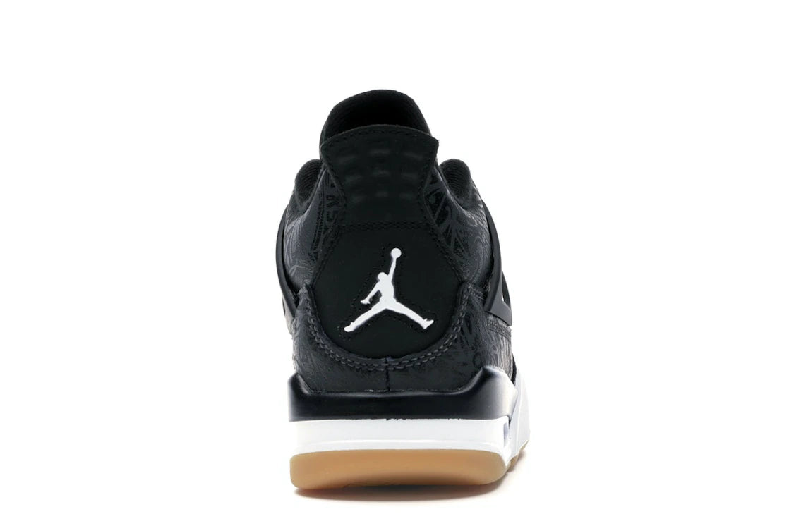 Jordan 4 Retro Laser Black Gum (GS)