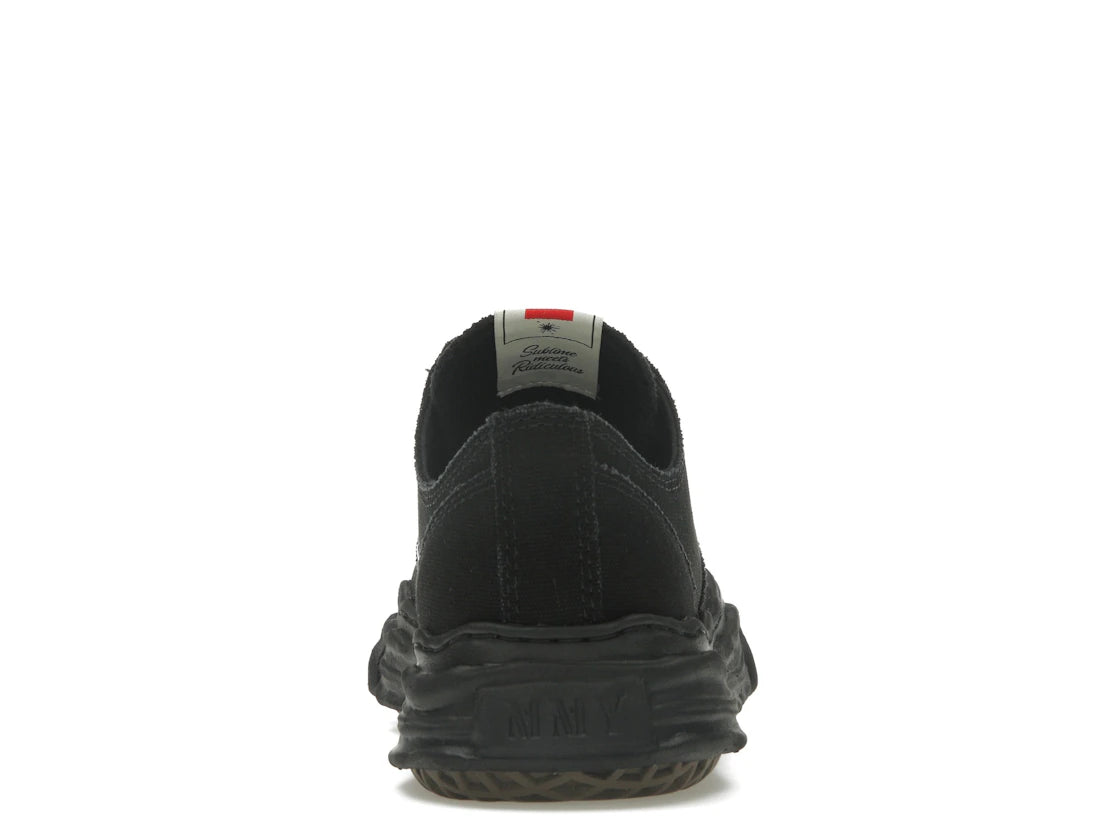 Maison Mihara Yasuhiro Hank OG Sole Canvas Low Schwarz