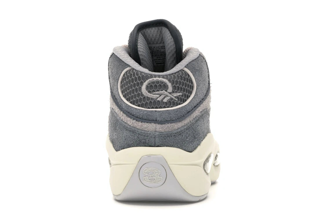 Reebok Question Mid Grey Suede