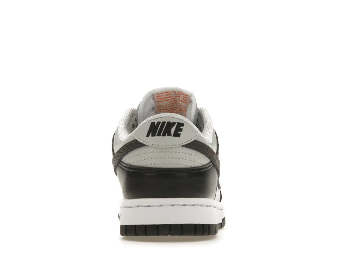 Nike Dunk Low Black Total Orange Mini Swoosh
