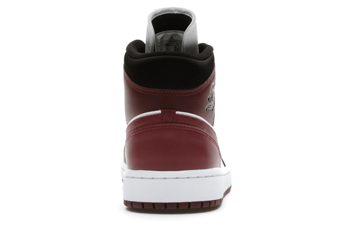 Jordan 1 Mid SE Schwarz Dunkelbeete (Damen)