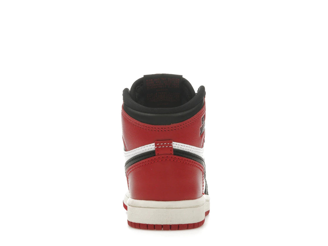 Jordan 1 Retro High OG Black Toe Reimagined (PS)