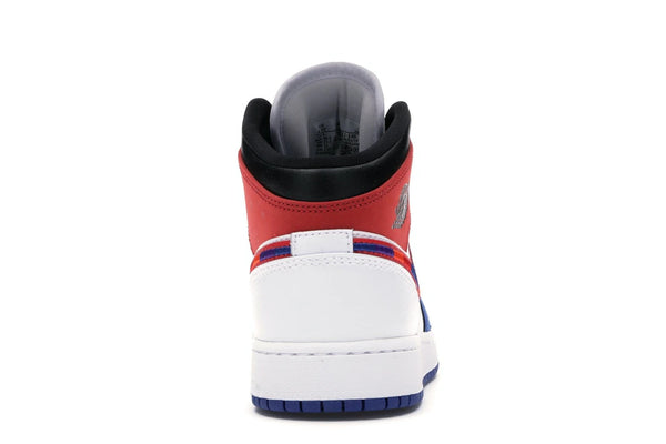 Jordan 1 Mid Rush Blue University Red (GS)