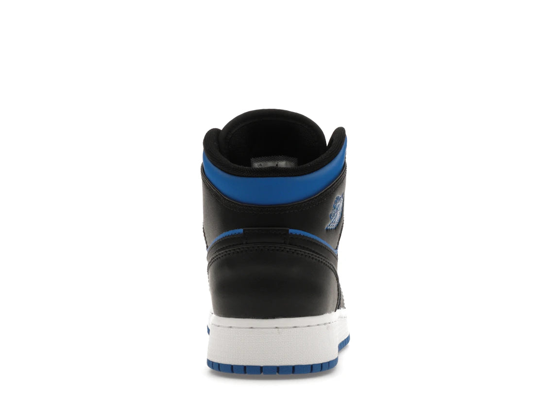 Jordan 1 Mid Black Royal Blue (GS)