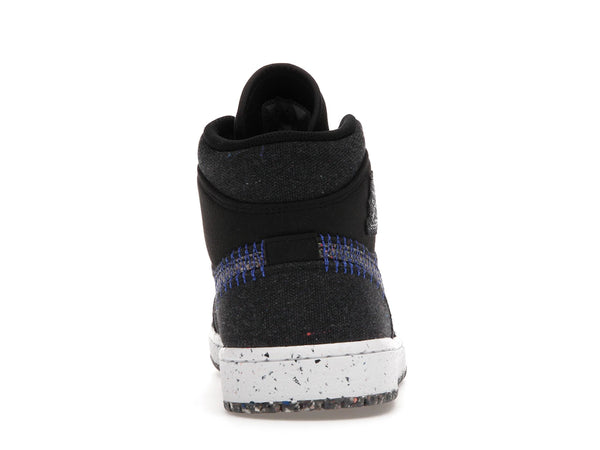 Jordan 1 Mid Crater Black