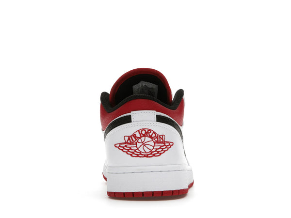 Jordan 1 Low White University Red Black