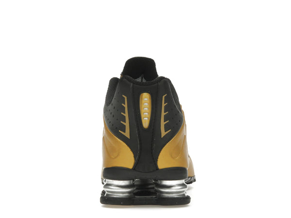 Nike Shox R4 Black Metallic Gold (Women's)