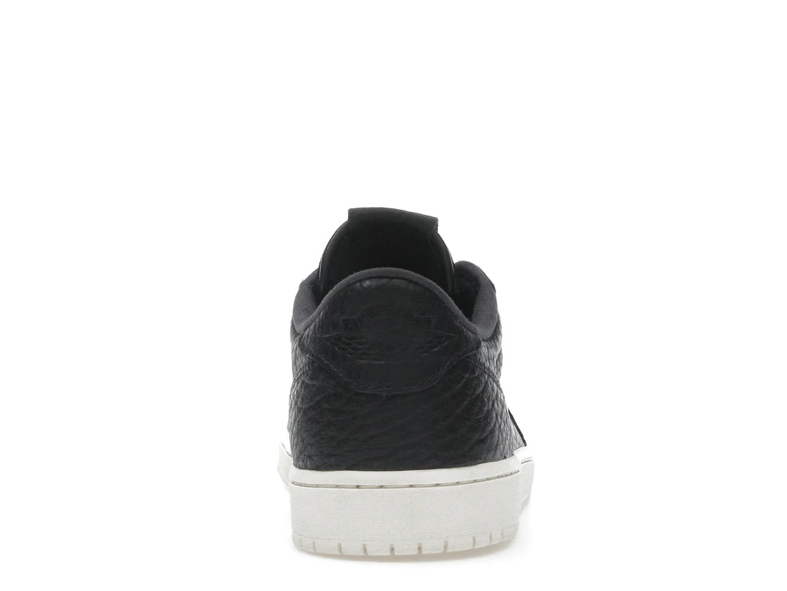 Jordan 1 Retro Low Swooshless Schwarz (2025)