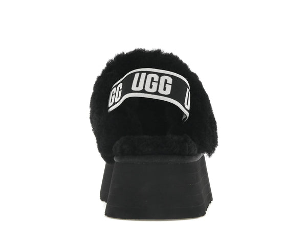 UGG Funkette Hausschuhe Schwarz