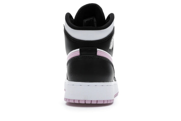 Jordan 1 Mid White Black Light Arctic Pink (GS)