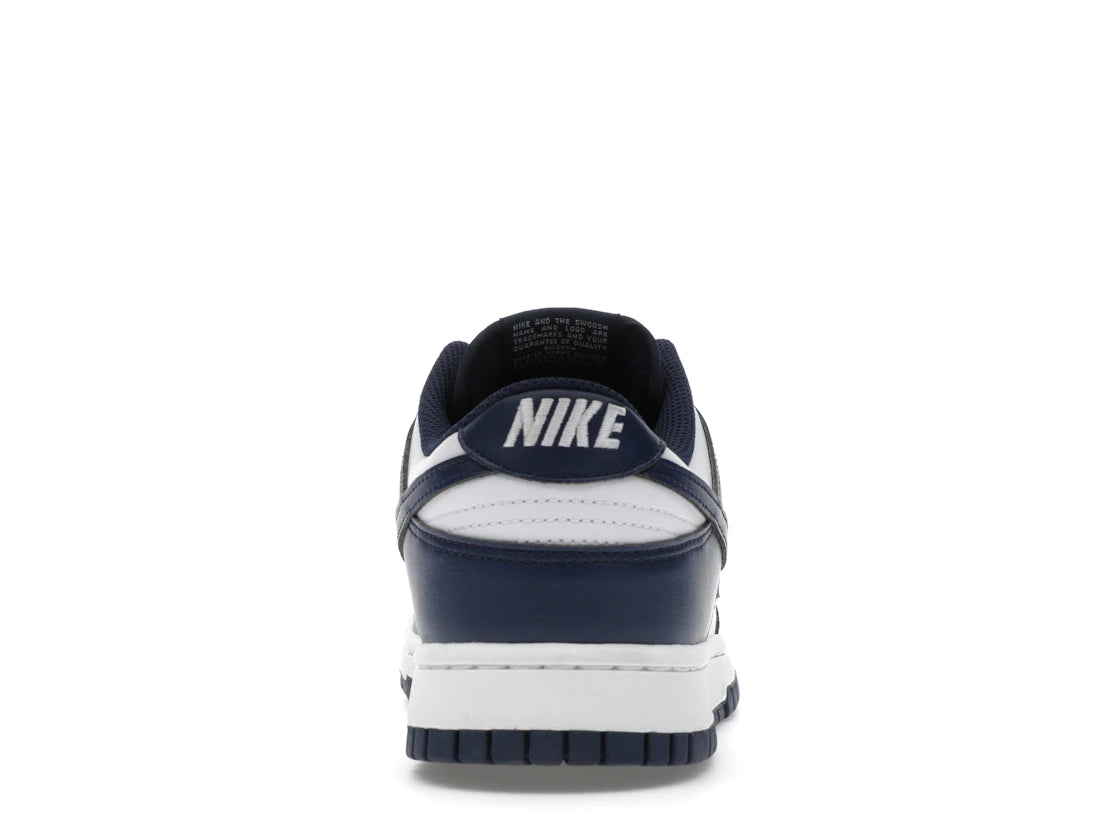 Nike Dunk Low Weiß Mitternachtsblau