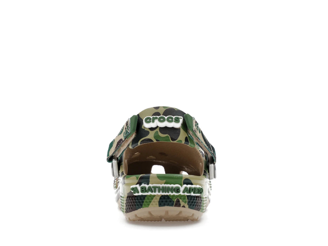 Crocs Classic Clog A Bathing Ape ABC Camo Grün (Kinder)