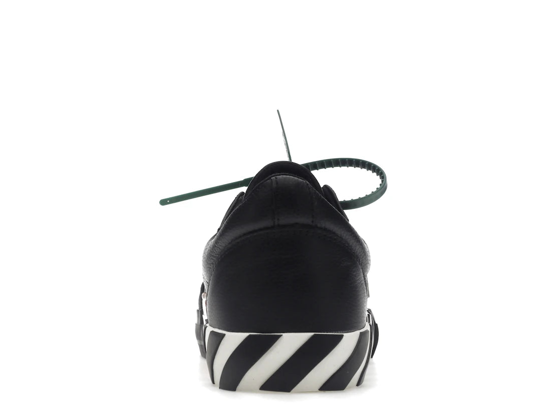 OFF-WHITE Vulc Low Leder Schwarz Weiß SS22