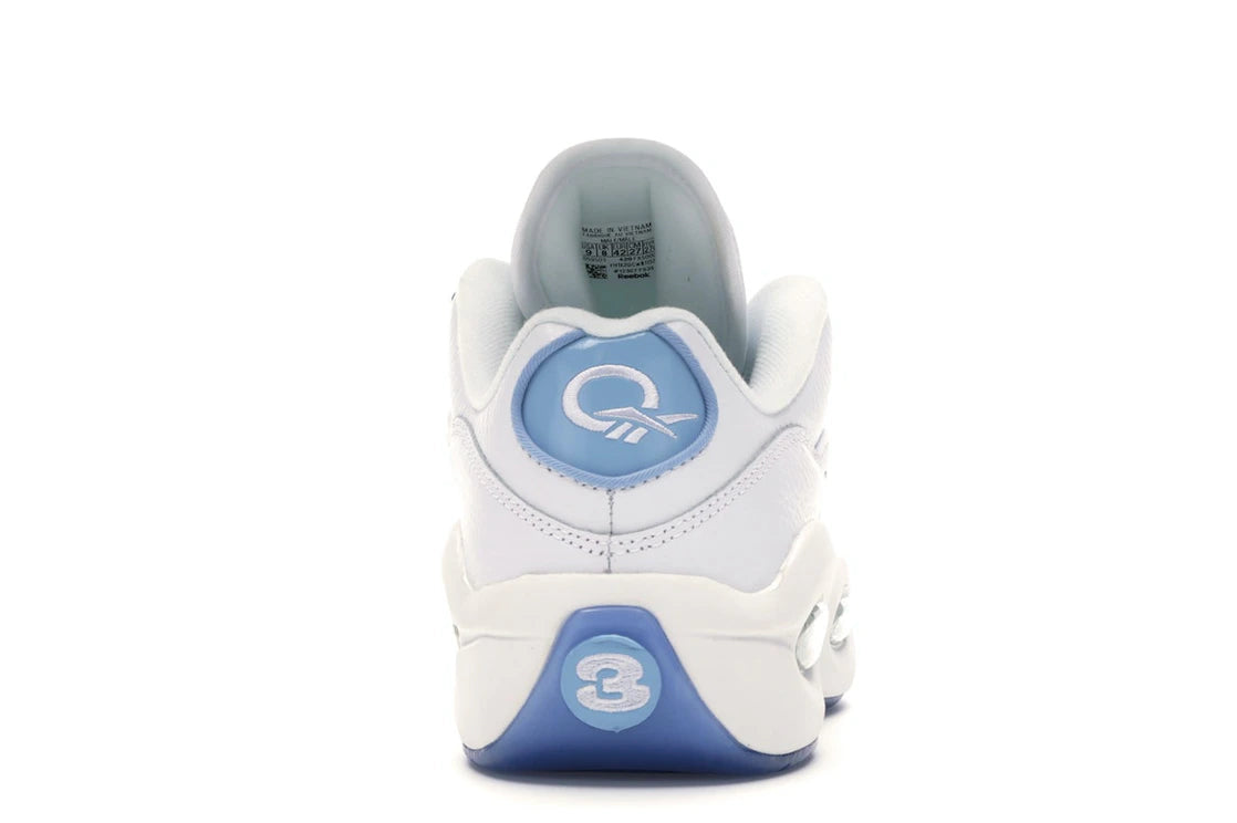 Reebok Question Low Patent Toe Carolina Blue