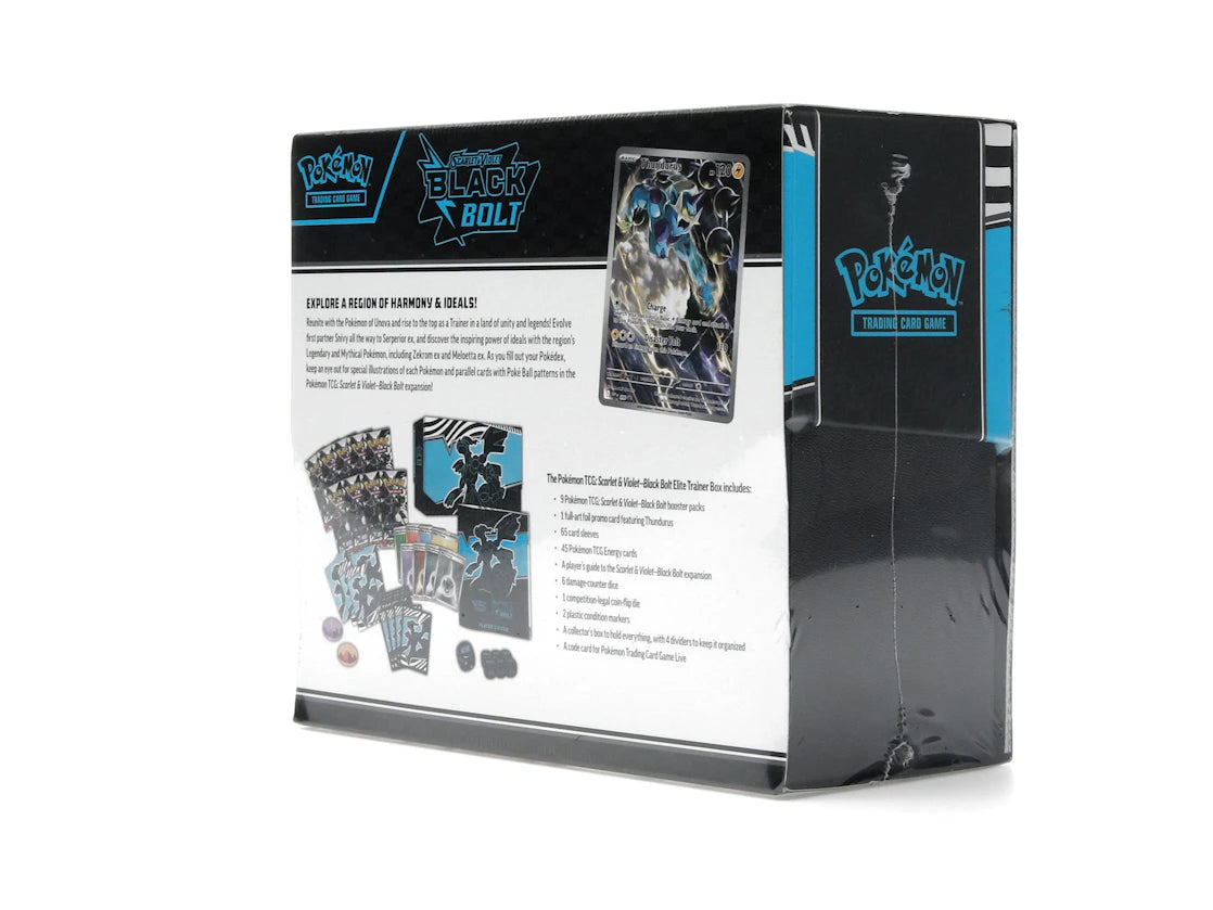 2025 Pokémon Scarlet & Violet Black Bolt Elite Trainer Box