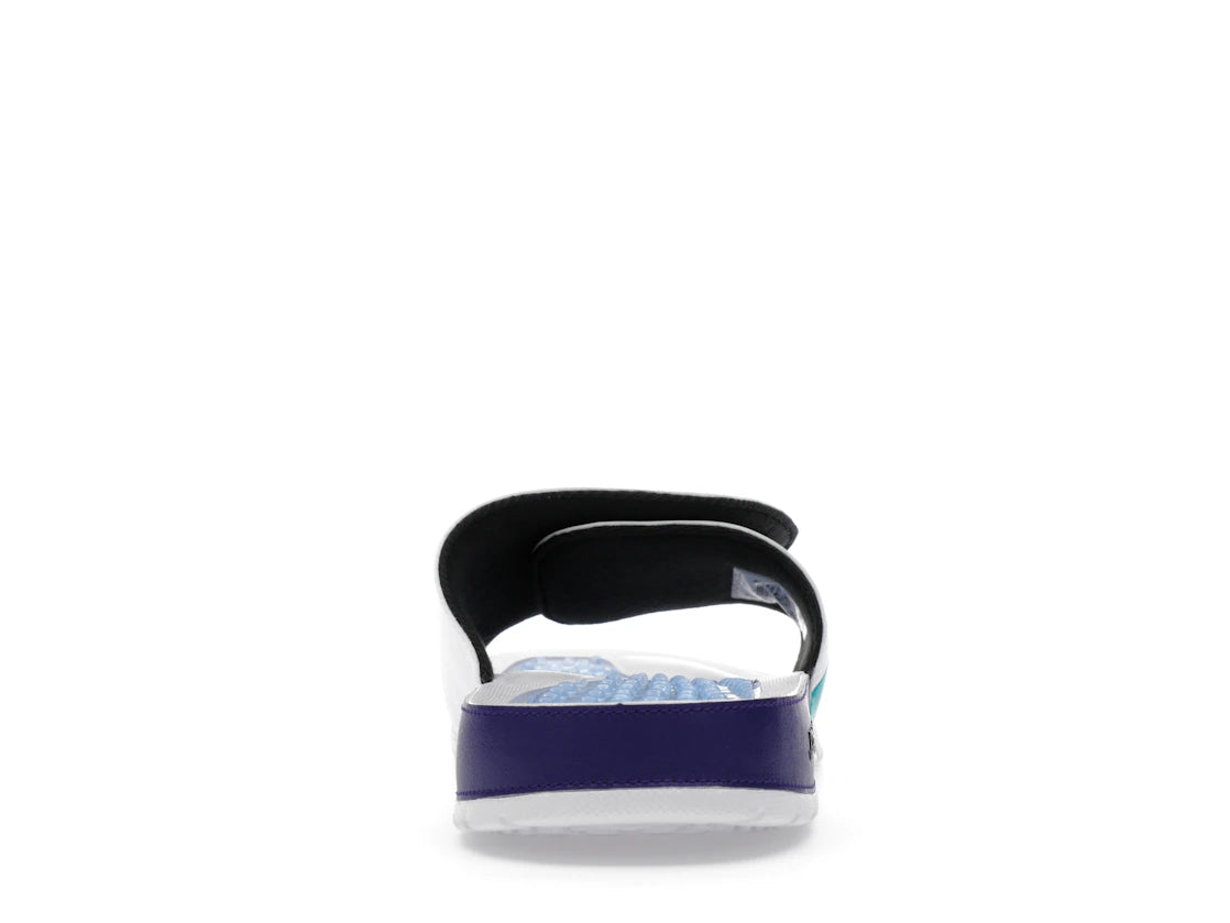Jordan Hydro 5 Retro Slide White New Emerald Grape Ice Black
