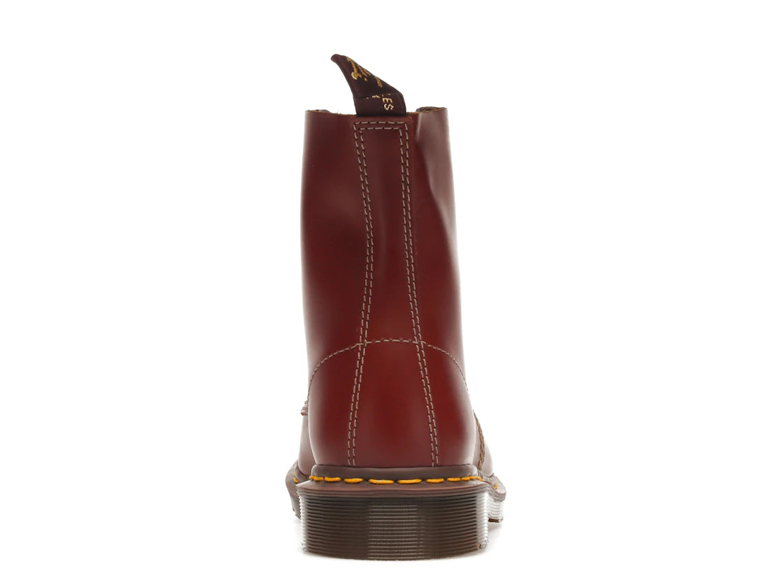 Dr. Martens 1460 Vintage Made In England Lace Up Boot Oxblood Quilon