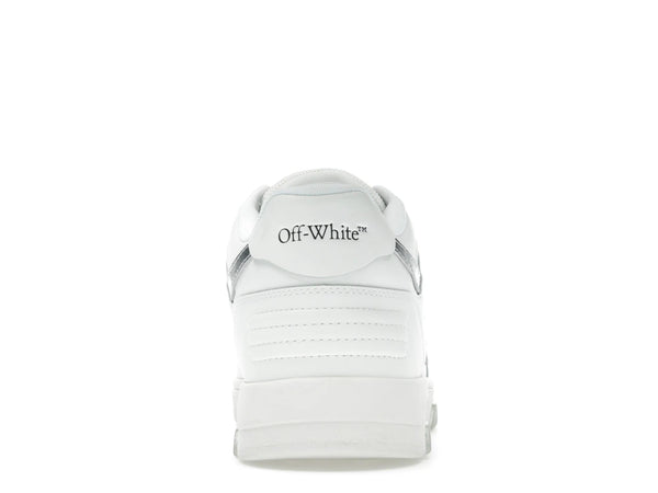 OFF-WHITE Out Of Office OOO Low Tops White Silver