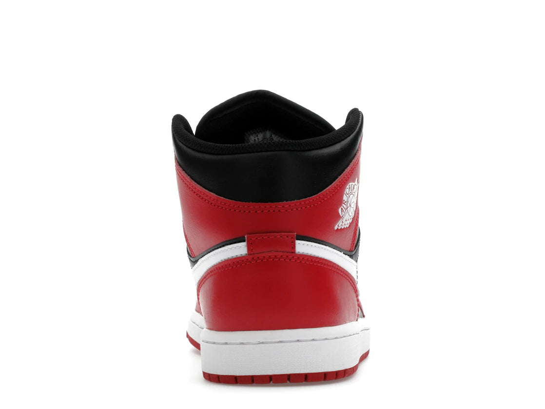 Jordan 1 Mid Gym Rot Schwarz Weiß (2024)
