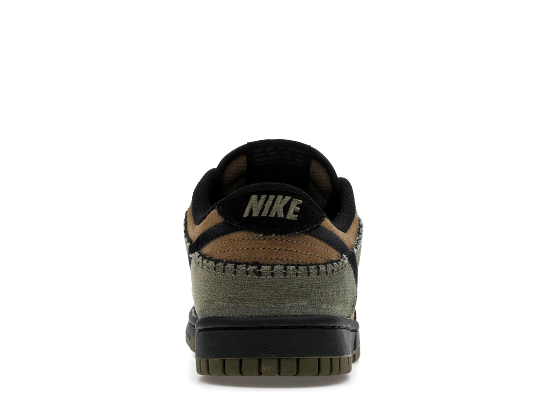 Nike Dunk Low Retro Camo Olive %