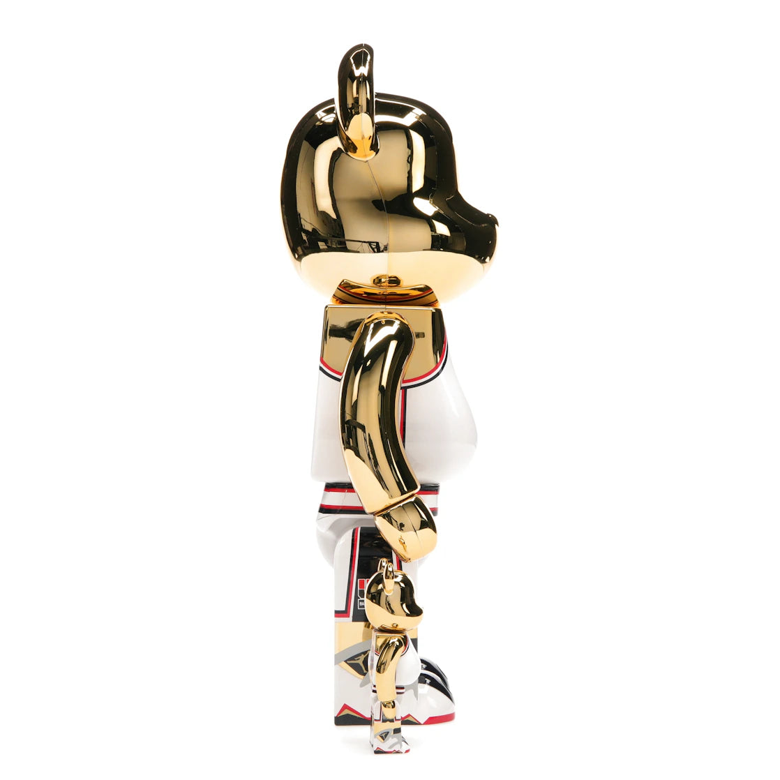 Bearbrick Michael Jordan 1992 Team USA (Dream Team) 100% &amp; 400% Set Gold Chrome
