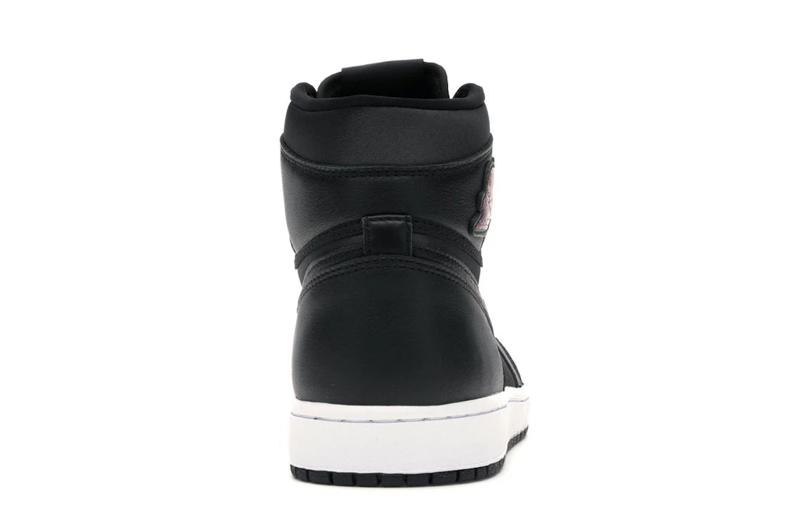 Jordan 1 Retro High Black Satin Gym Red