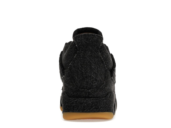 Jordan 4 Retro Levi's Schwarz (GS) (Levi's Tag)