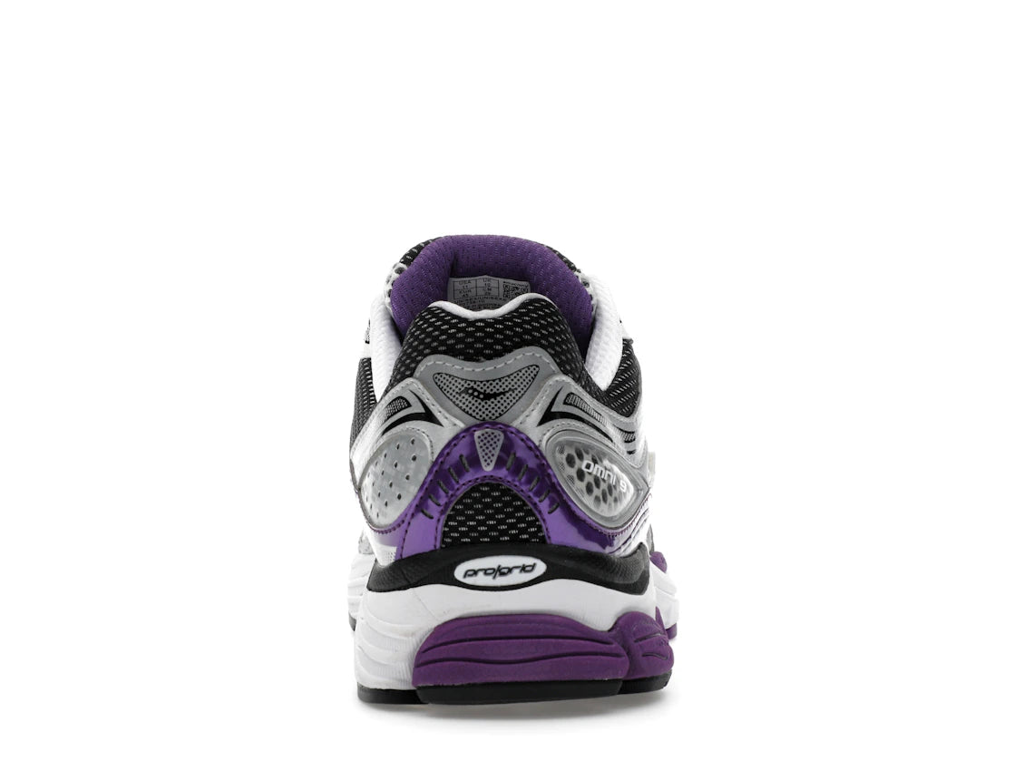 Saucony ProGrid Omni 9 White Black Silver Purple