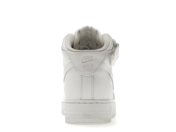 Nike Air Force 1 Mid LE Triple White (GS)