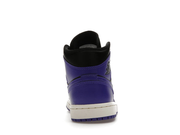 Jordan 1 Mid Purple Black (Women's)