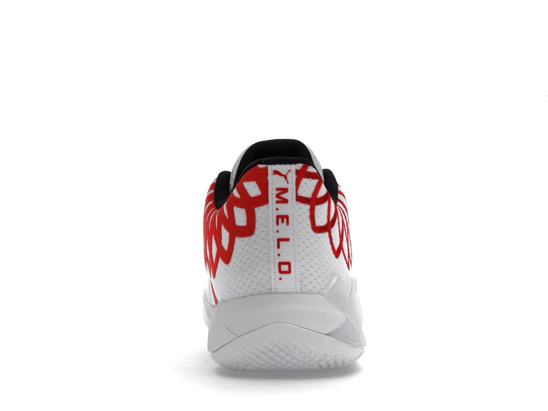 Puma LaMelo Ball MB.01 Lo Team Colors White High Risk Red