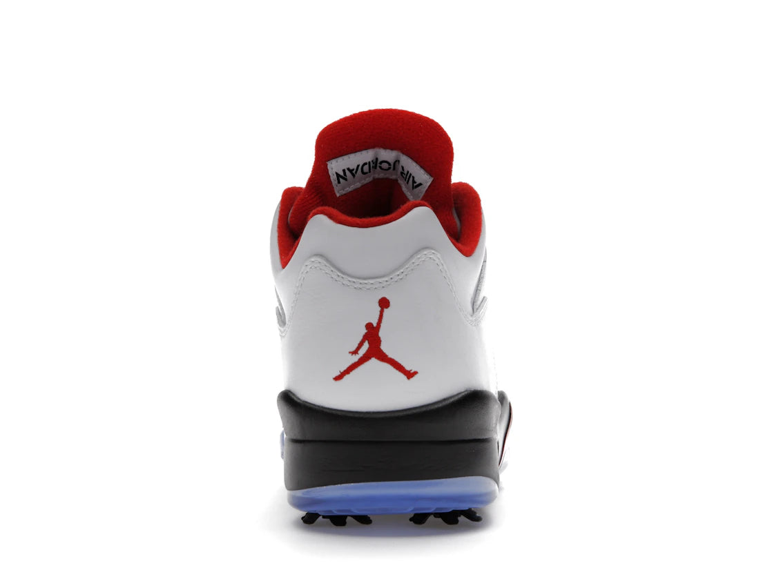 Jordan 5 Retro Low Golf Fire Red (Silver Tongue)