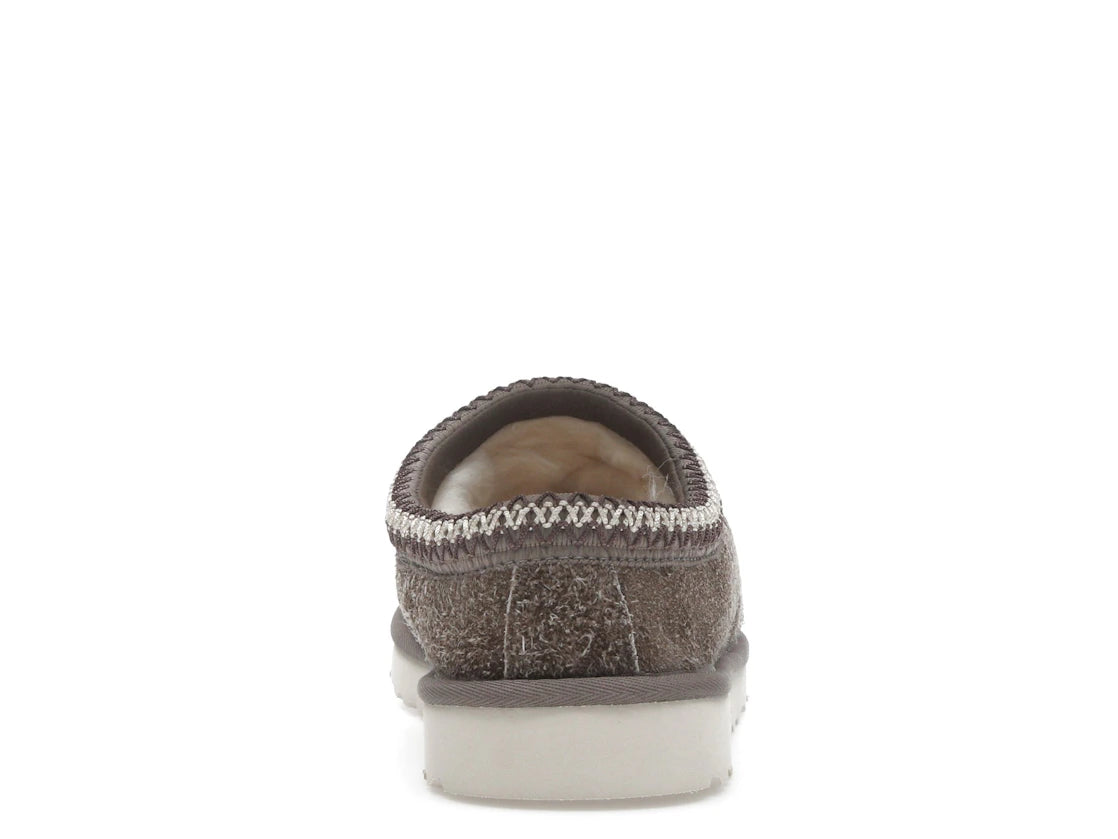 UGG Tasman Shaggy Suede Slipper Smoke Plume