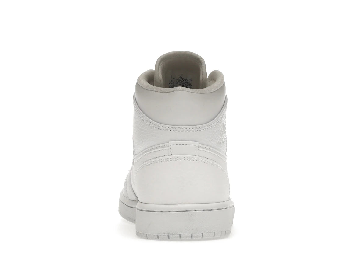 Jordan 1 Mid Triple White 2.0 (2020)