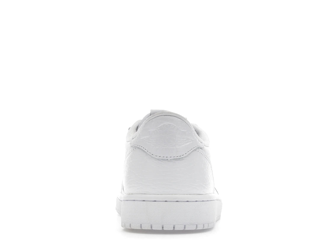 Jordan 1 Retro Low Swooshless Triple White (2025)