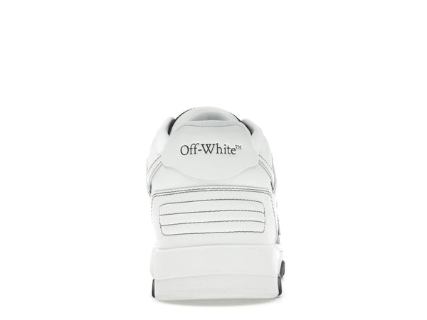 OFF-WHITE Out Of Office OOO Low Tops Black White
