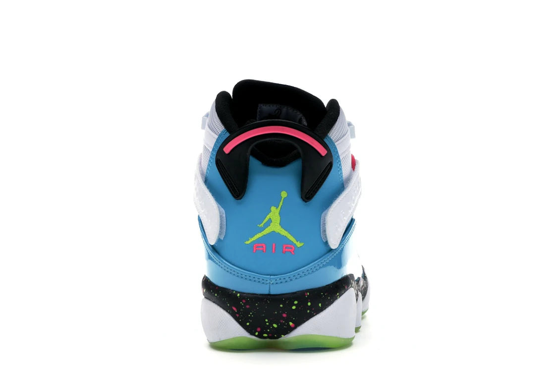 Jordan 6 Rings Weiß Hellblau Fury Cyber