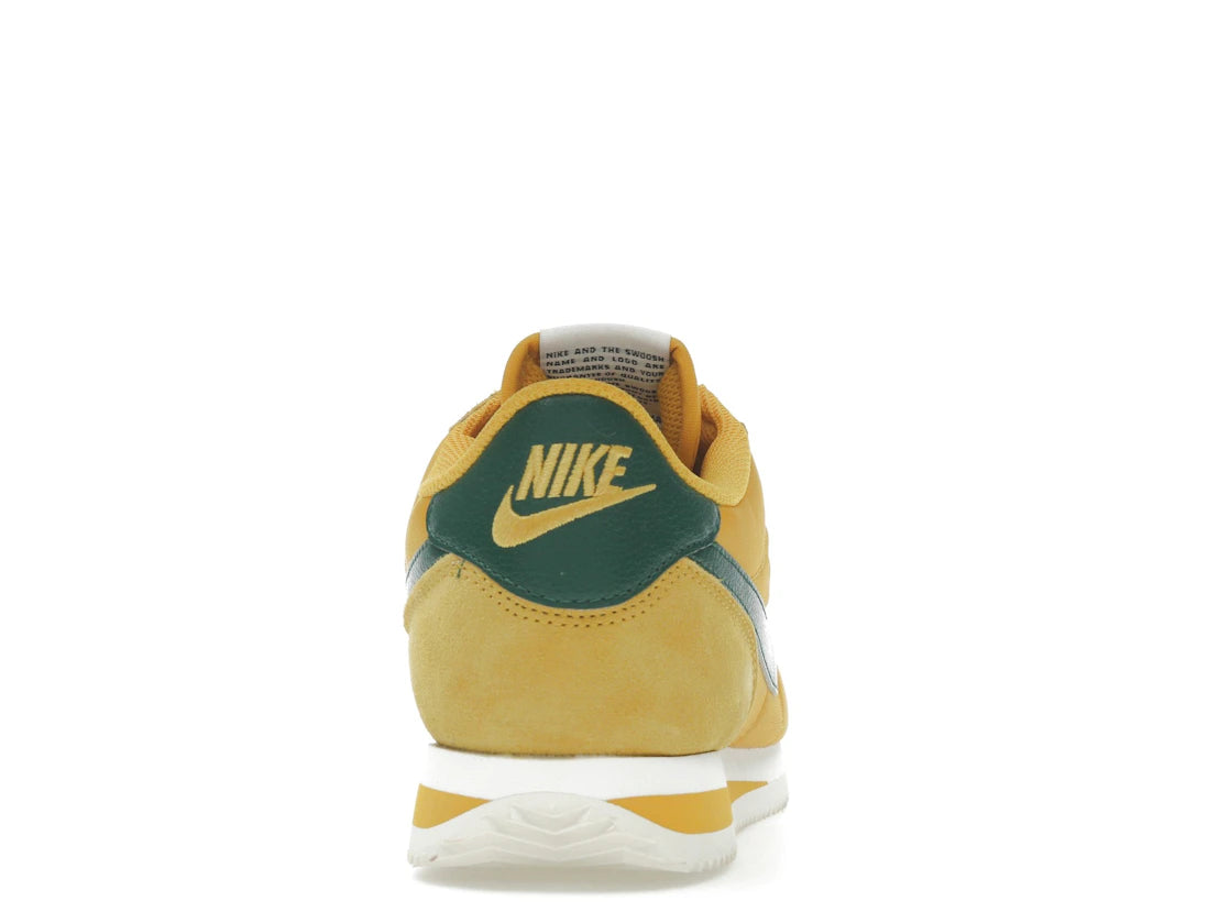 Nike Cortez Textile Yellow Ochre Gorge Green (Women's)