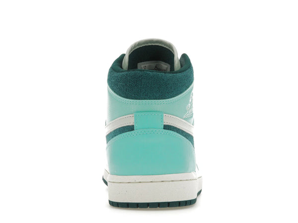 Jordan 1 Mid Chenille Bleached Turquoise (Women's)