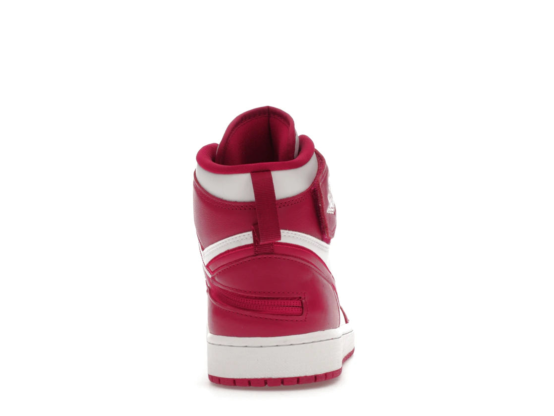 Jordan 1 High FlyEase Weiß Kardinalrot