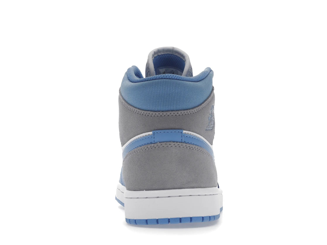 Jordan 1 Mid University Blue Grey