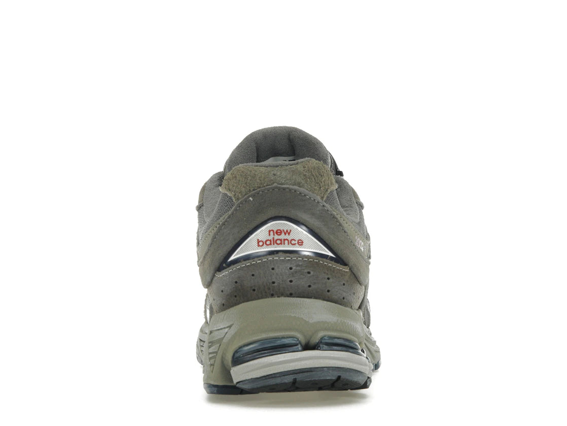 New Balance 2002R Grey Brown Pouch